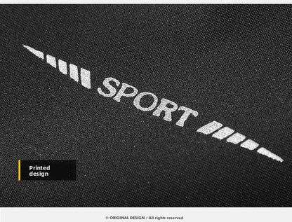 Men's Sportswear Set Spring Autumn Loose Stand Collar Two Pieces Casual Running Outfit Dad Clothes Comfortable Fitness Apparel.