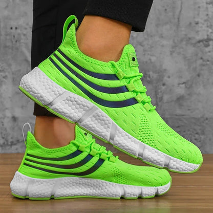 Men’s Sneakers Comfortable Breathable Platform Shoes Summer Man Running Shoes Breathable Comfortable Fashion Walking Sneakers.