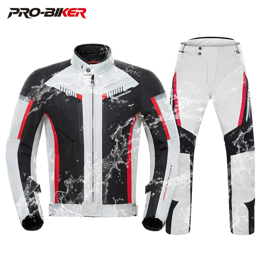 HEROBIKER Waterproof Motorcycle Jacket Man Racing Jacket Wearable Motorcycle Pants Moto Clothing With EVA Protection.