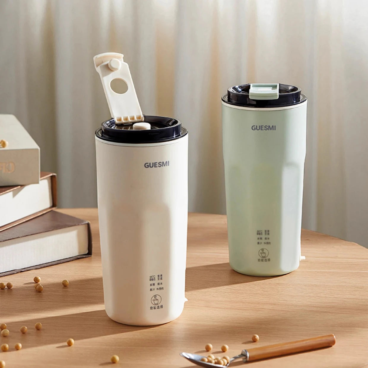 350ml Mini Soy Milk Machine Electric Juicer Blender Multifunctional Wall Breaking Machine Soybean Milk Maker Breakfast Machine.