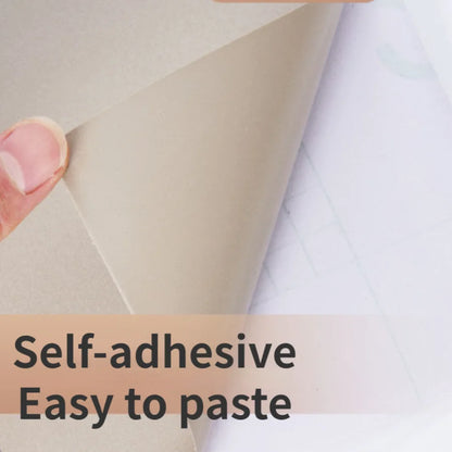 10M Kitchen Oil Proof Wallpaper Waterproof Self-Adhesive Stickers Cabinet Renovation Formaldehyde-free Mould-Proof Wall Decor