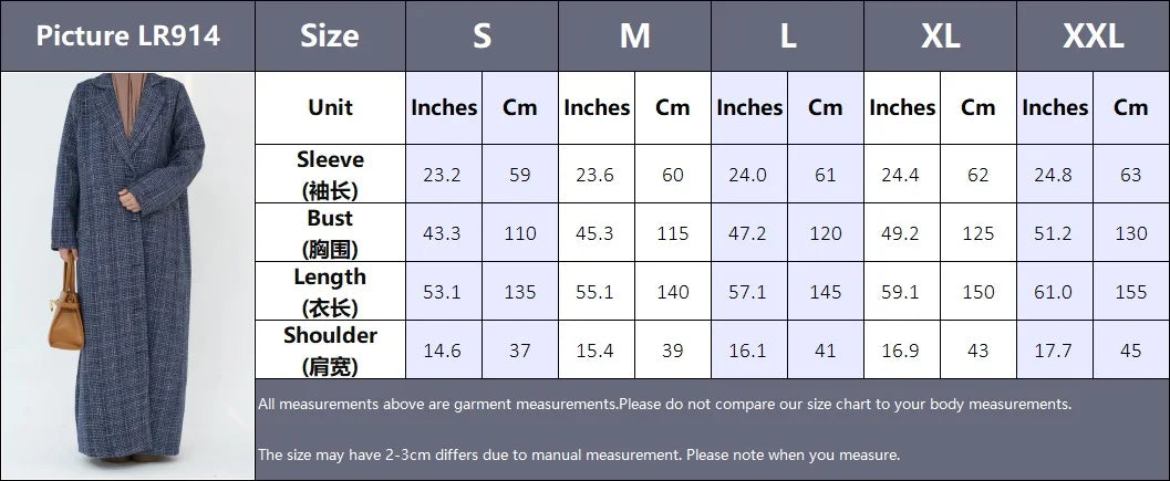 Ramadan Eid Winter Open Abaya Dubai Muslim Modest Coat Kimono African Dresses For Women Kebaya Kaftan Islam Robe Femme Musulmane.