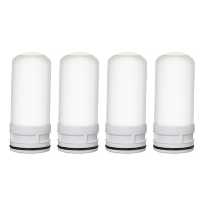 4 Pieces Replacement Inner Ceramic Filter Cartridge for Household Tap Faucet Water Practical and Convenient Durable Gift
