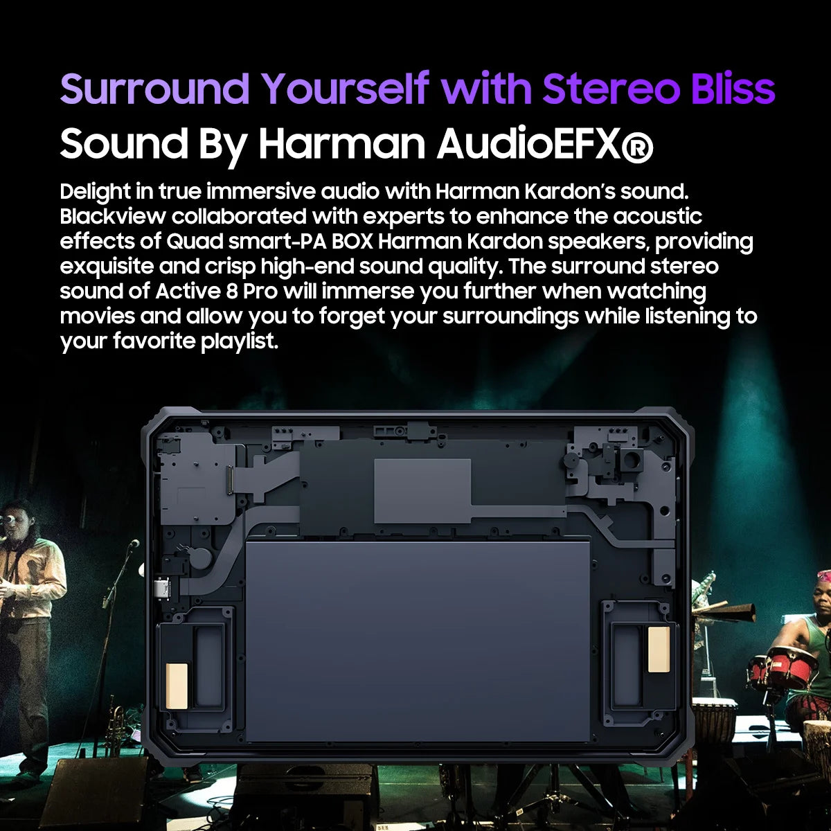 Blackview Active 8 Pro Rugged Tablets Android 14 10.36" 2.4K Display Helio G99 16GB 256GB Tablet PC 22000mAh.