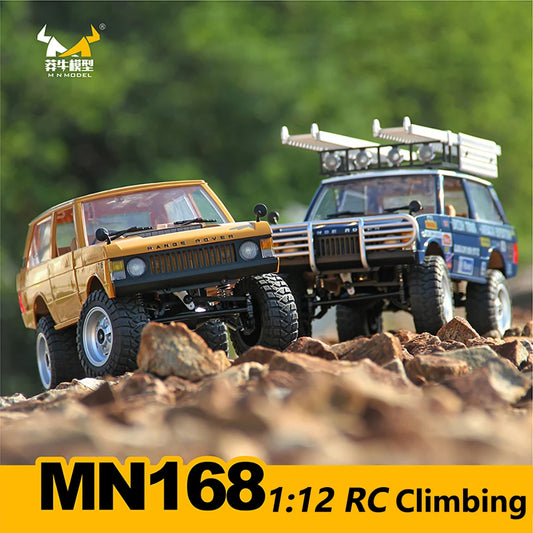 NEW 1/12 MN168 Rc Car MN Model 4WD Remote Control Crawler Off Road Vehicle Electric Climbing Car Toys for Children Adults.