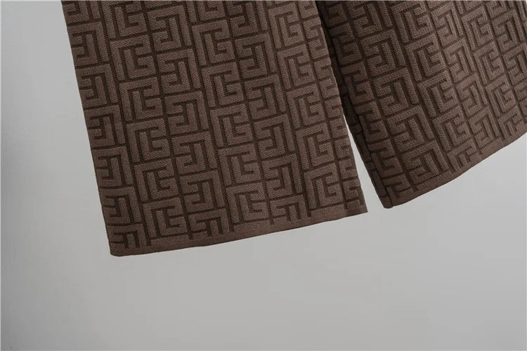 Women Sweater Wide Leg Pant Two Piece Set Muslim Knitted Pullover Casual Knit Outfits Suits Musulman Ensemble Autumn Winter 2025.