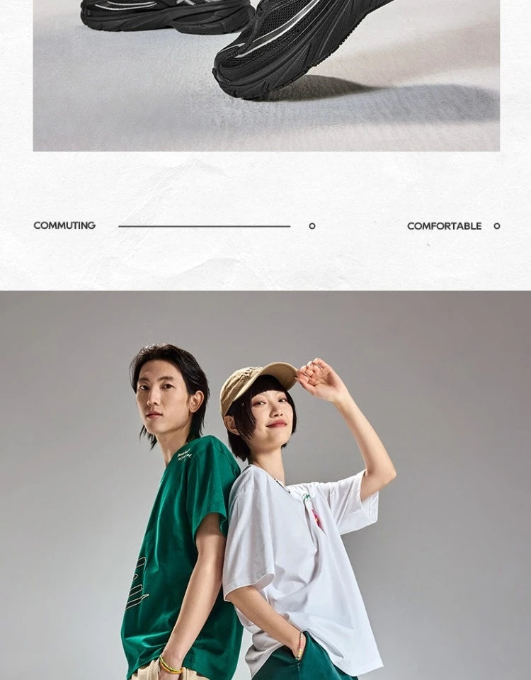 Xtep Little Basque 2 Freizeitschuhe für Herren, 20225, Sommer, Vintage, atmungsaktiv, bequem, rutschfest, langlebig 875219320017