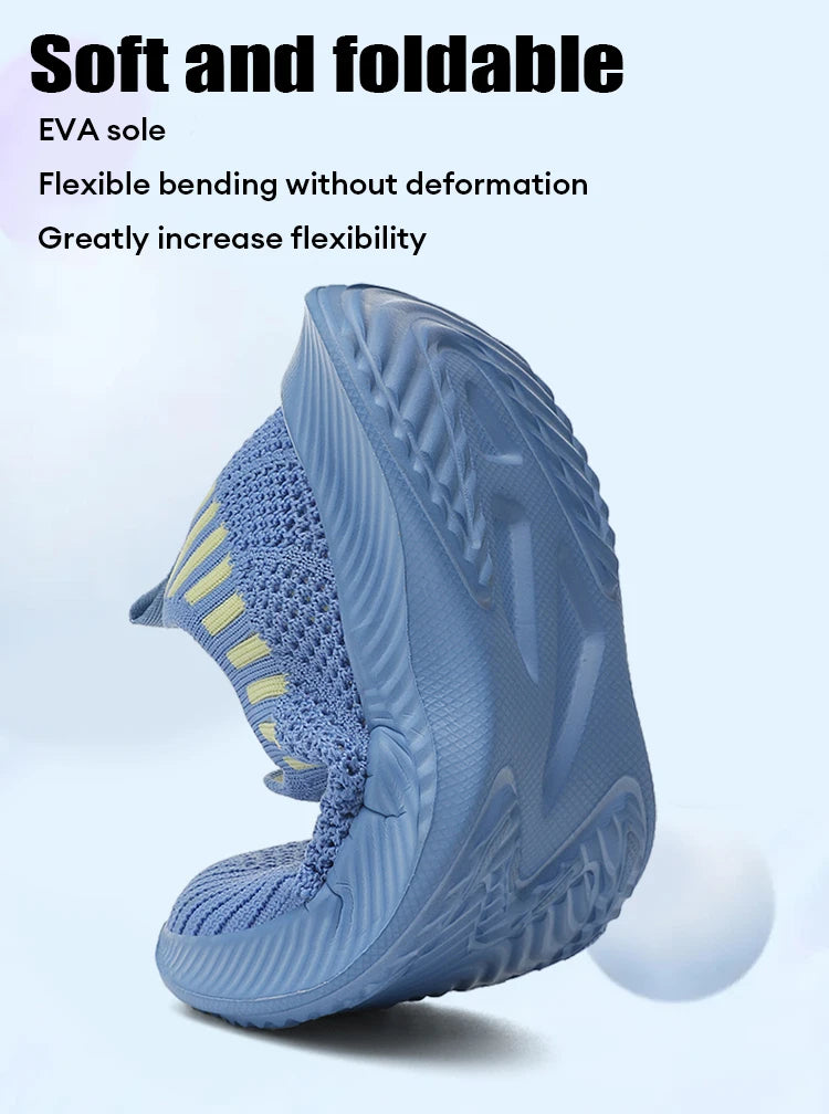 Children's Boys Lightweight Casual Shoes Soft-soled Breathable Kids Girls Sports Walking Sneaker Non-slip Tennis.