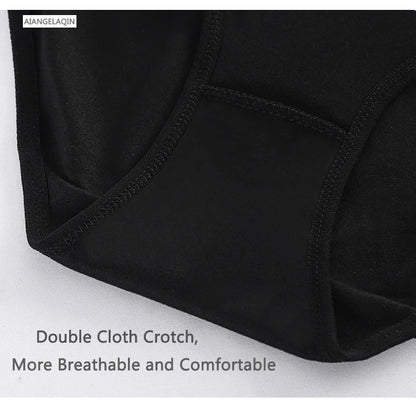 7Pcs/Lot Women's Panties Plus Size Underwear Cotton Briefs Girls Soft Pantys Female Intimates Underpant for Women Sexy Lingeries.