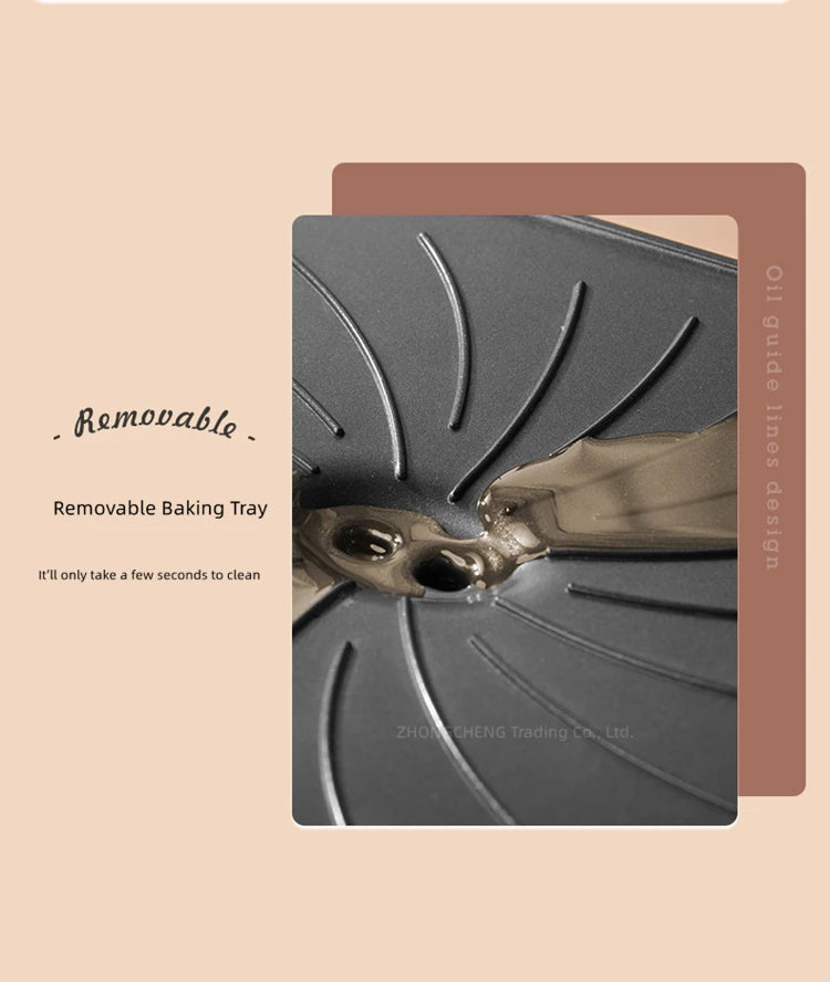 Intelligent electric baking tray indoor domestic barbecue oven infrared barbecue machine smoke-free electric barbecue oven.