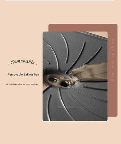 Intelligent electric baking tray indoor domestic barbecue oven infrared barbecue machine smoke-free electric barbecue oven.