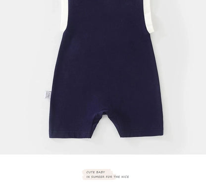 Baby Mädchen Strampler Sommer Kleinkind Baby Mädchen Kleidung Ärmellose Body Infant Atmungsaktive einteiliges Overall.