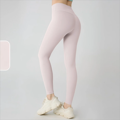 Women's High Waist Butt Lift Yoga Pants - No Camel Toe, Buttery Soft Naked Feeling, Peach Hip, Seamless Gym Running Leggings