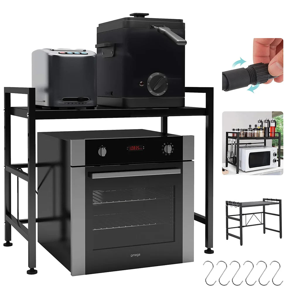 Microwave Storage Rack Microwave Oven Shelf Stand Rack Modern Kitchen Storage Rack Kitchen Microwave Organizer.