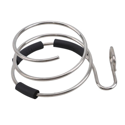 Haartrockner-Halter, Gebläse-Organizer, selbstklebend, zur Wandmontage, nagelfrei, ohne Bohren, Edelstahl-Spiralständer, Aufbewahrung für Badezimmer