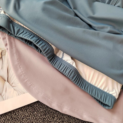 Women's  Sports Shirts Yoga Short-sleeved T-shirt Padded Tight Training T-Shirt Breathable Quick-dry Running T-Shirt Fitness Top.