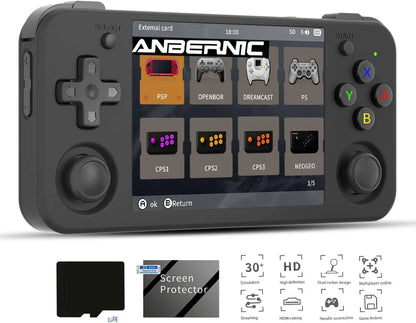 ANBERNIC RG35XX H Hand-held Consoles For Playing Video Games 3.5-inch IPS 640*480 Screen Retro Game Player 3300 mAh Battery.