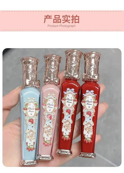 Flower Knows Strawberry Rococo Series Cloud Lip Cream Lip Gloss Long Lasting Velvet Lip Tint Lipstick for Women Cosmetic.