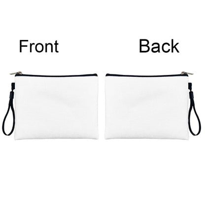 Blank Non Customized Tote Bag Fashion Teacher/Birthday Gift Make up Bags Toilet Kit Cosmetic Bag Mini Makeup Pouch.