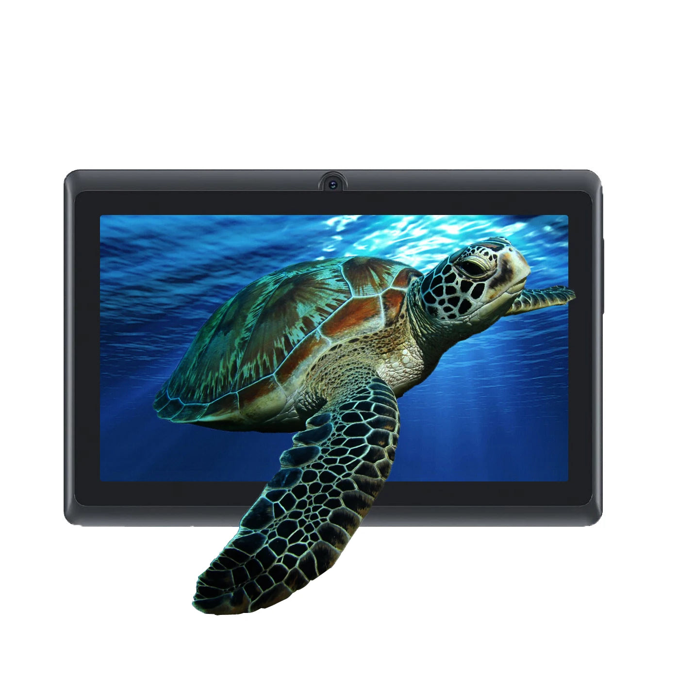 Children's 7-inch Touchscreen Tablet with Cartoon Character Design Supports Wi-Fi and Bluetooth Expandable Memory up to 128GB.