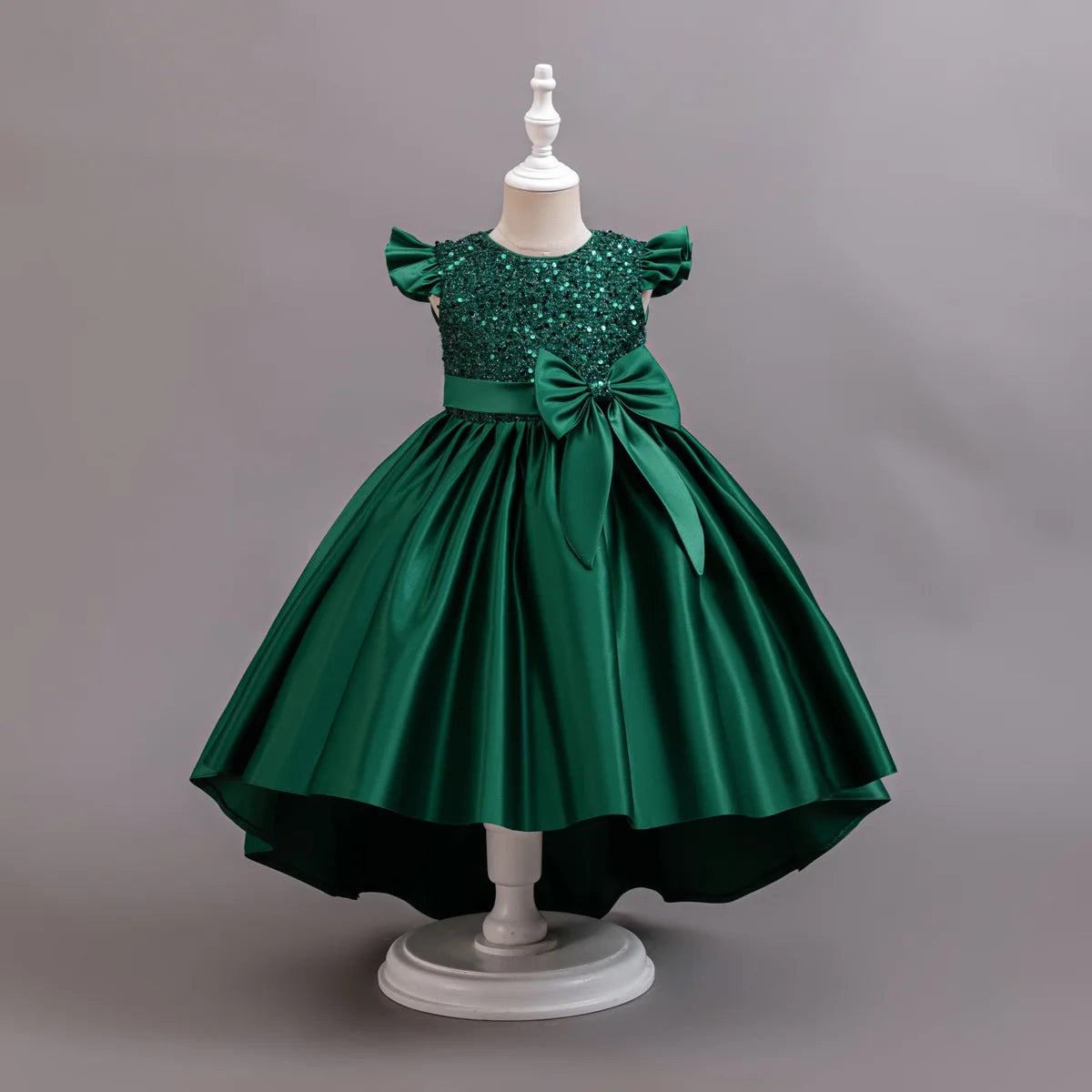 Performance Formelles Partykleid für Mädchen, Kinderkleidung, Paillettenkleider, aktive Kleider für Mädchen, Kinderkleidung, Schwarz, 3 bis 10 Jahre