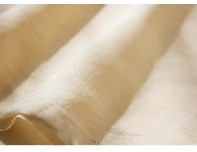 Ethnisches Vintage-Kurzarmkleid aus schwerer Stickerei aus Baumwolle und Leinen für Damen, lockeres langes Sommerkleid mit V-Ausschnitt und elegantem Stil