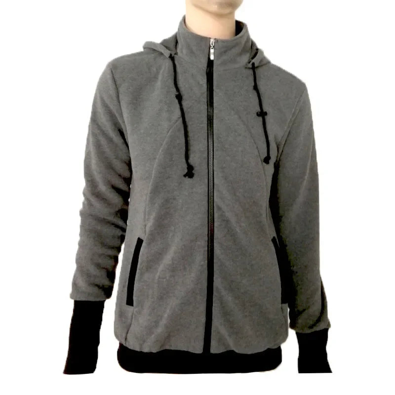 Autumn Winter Kangaroo Baby Carrier Hooded Hoodies Sweatshirt For Father Babywearing Jacket Multifunctional Kangaroo Clothes.