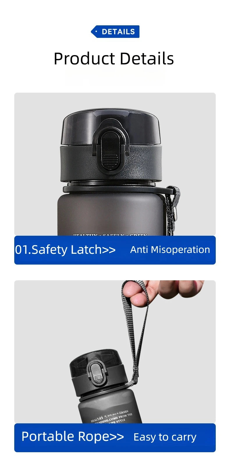 Brand BPA Free Leak Proof Sports Water Bottle High Quality Tour Hiking Portable My Favorite Drink Bottles 400ml 560ml.