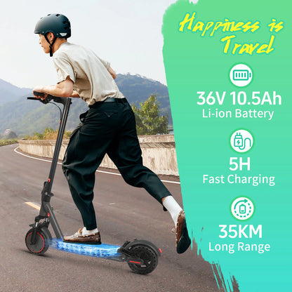 AOVOPRO HP07 Electric Scooter 600W Instantaneous Maximum Power 31KM/H 36V10.5Ah 35KM with Turn Signal Shock Absorption EScooter.