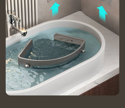 2PCS Badezimmer Regale Küche Lagerung Organizer Kunststoff Shampoo Rack Dusche Regal Bad Zubehör Kein Bohrer Regal