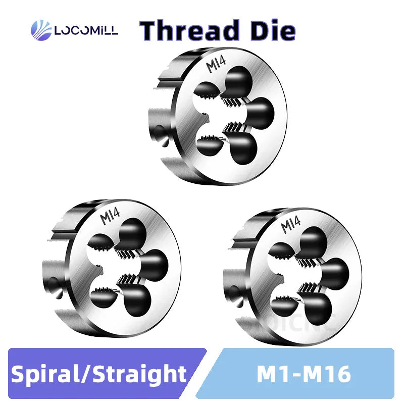 Rechts gewinde Matrize 1 pcsm1 m2 m3 m4 m5 m6 m7 m8 m9 m10 m11 m12 m13 m14 m15 m16 Metall gewinde werkzeug metrische Gewinde form