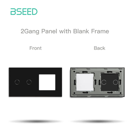BSEED Zigbee Touch Schalter Funktion Basis 1/2/3Weg Glas Panels EU Wand Smart Steckdose Tuya Smart Leben App DIY Teile Nur.