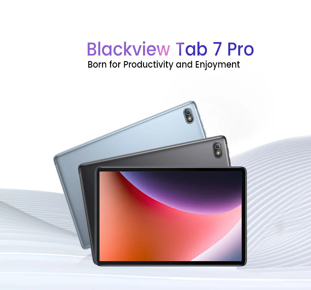 Blackview Tab 7 Pro Tablet Android 12 10.1Inch Touch Dual 4G LTE+5G WiFi 10GB+128GB 13MP+8MP 1920*1200 6580mAh Octa-Core.