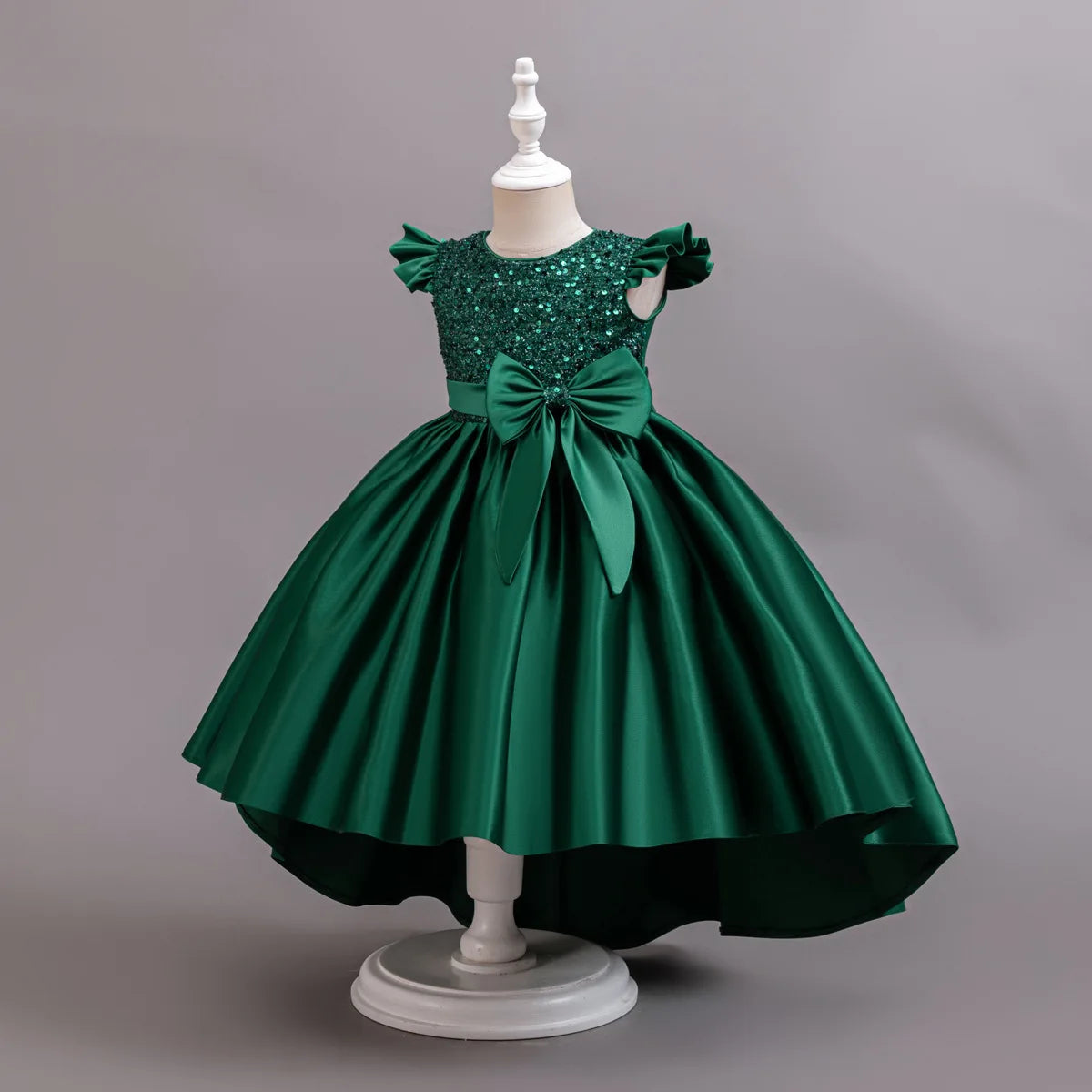 Performance Formelles Partykleid für Mädchen, Kinderkleidung, Paillettenkleider, aktive Kleider für Mädchen, Kinderkleidung, Schwarz, 3 bis 10 Jahre.