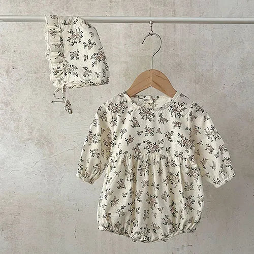 2024 neue Herbst Infant Baby Jungen Mädchen Overall + Hut Samt Einfarbig Lange SleevedNewborn Baby Mädchen Bodys Baby kleidung