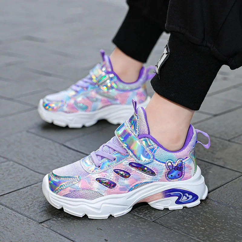 Cute Girls Shoes Children Platform Sneaker 2025 New Autumn Kids School Casual Tenis Shoes Daily Girls Sneaker 4 To 12 Years.