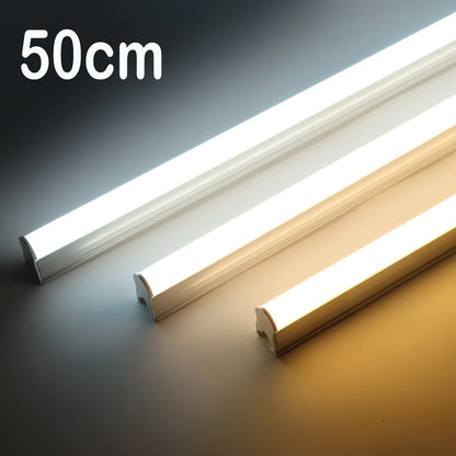 1 Piece LED Tute T5 tubo 3000K 4000K 6500K Garage Light Shop Ceiling Lighting for Workshop Tube LED Lamp 50cm 15W AC90-260V 220V.