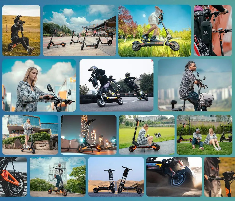 KuKirin C1 Pro Adult Electric Scooter With Seat 14" Tire 500W Motor 48V 26Ah Battery 45km Max Speed Electric Motorcycle.