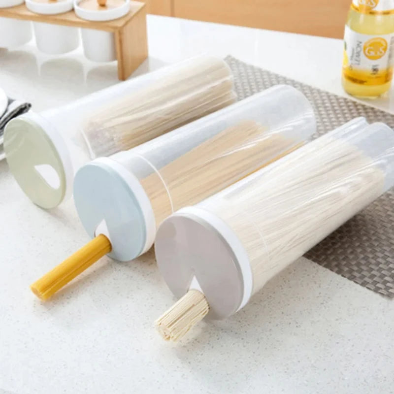 Noodle Wheat Pasta Organizer Airtight Sealed Containers Fruit and Vegetable Storage Box for Cereal Spaghetti Food Storage Box.