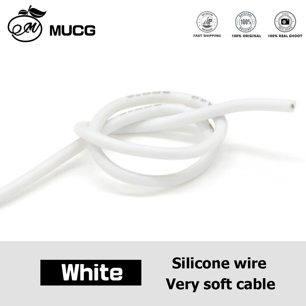 11Colors Heat-resistant Silicone wire Ultra soft Electrical wires Electronic componen cable DC led 18awg 20awg 22awg 24awg 26awg.