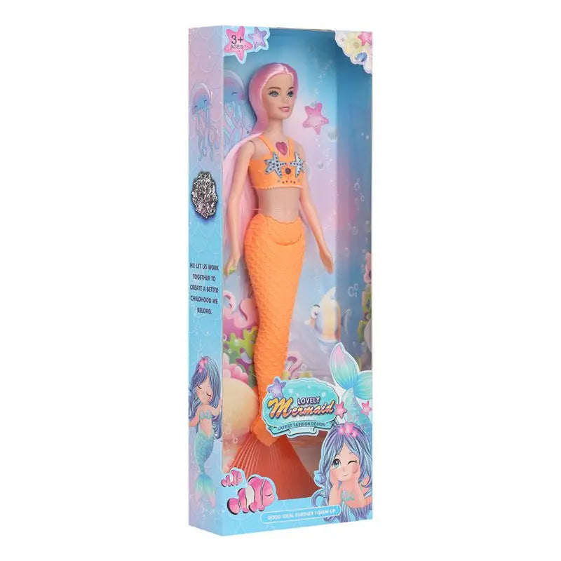 Mermaid Dolls Kids Toys Kawaii Items Fast Shipping Birthday Present With Box For Children Girls DIY Game Christmas Gifts.