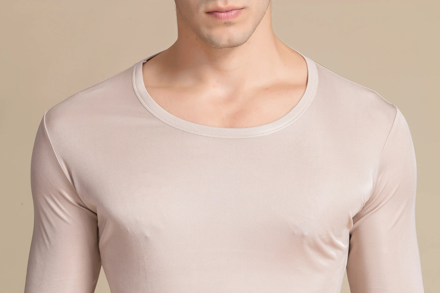 Lange Unterwäsche aus Seide für Herren, lange Unterhosen aus Maulbeerseide, Ober- und Unterteil, Thermounterwäsche-Set/Grundlagen