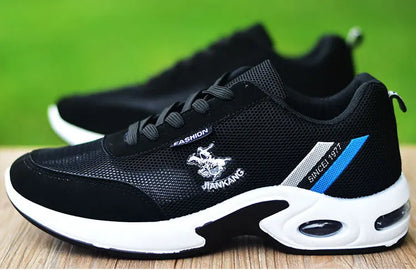 Brand Men's Sneakers Versatile Air Cushion Running Shoes Men Platform Leather Vulcanized Shoes Breathable Men Casual Sport Shoes