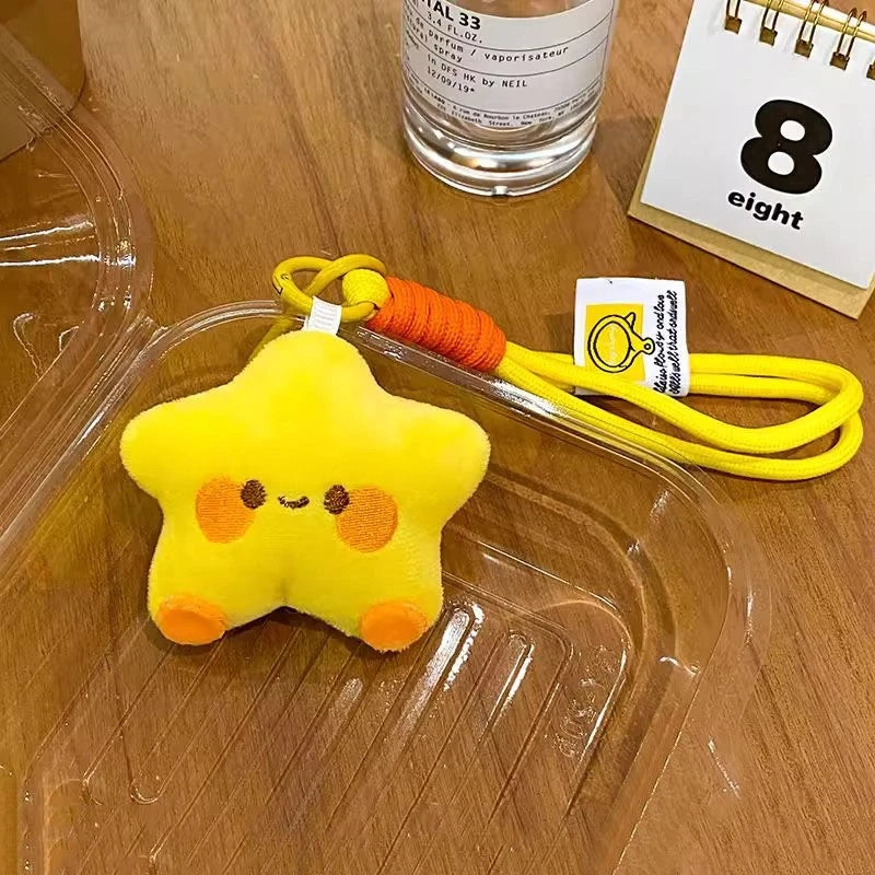 Stern-Schlüsselanhänger für Taschen, Partygeschenke, Geschenke, Cartoon-Stern-Schlüsselanhänger, Zubehör, Weihnachtsdekoration, 2025, Neujahrsgeschenke.