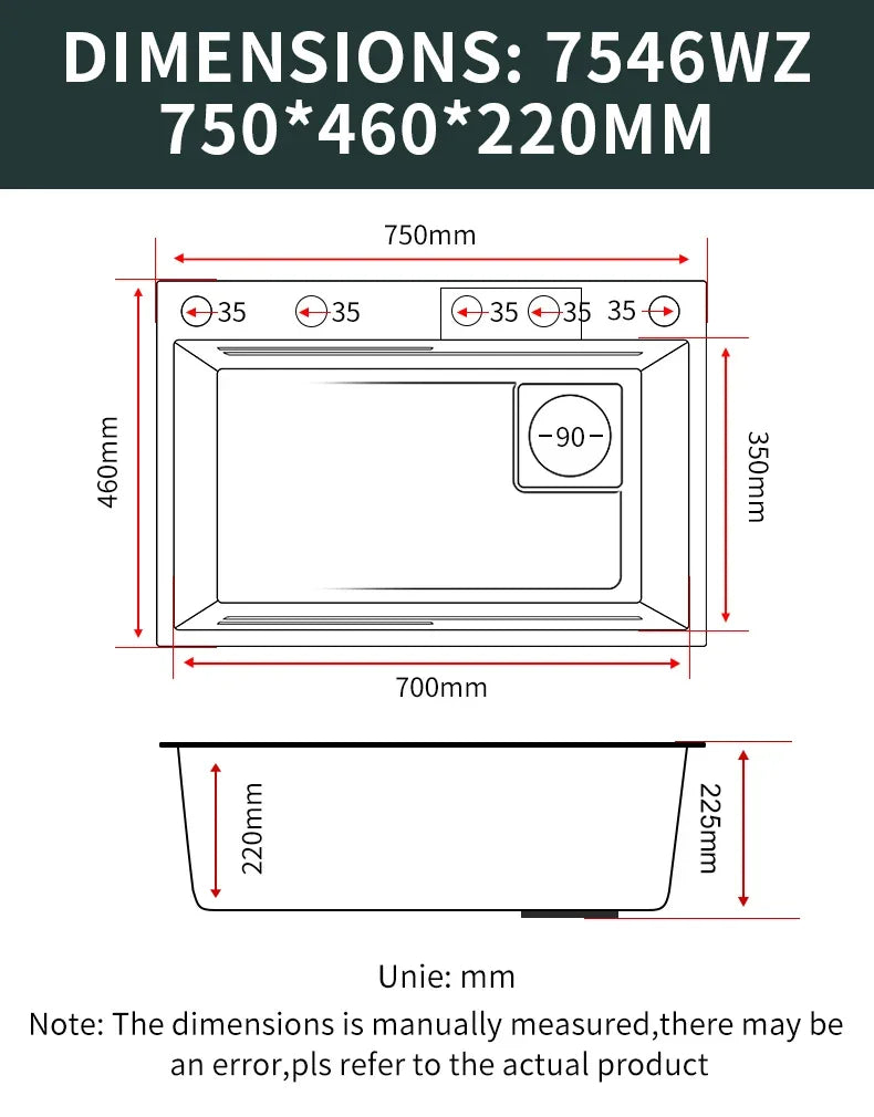 Waterfall Kitchen Sink Gold 304 Stainless Steel Modern Multifuctional Large Sink  Above Counter Apron Front Installation