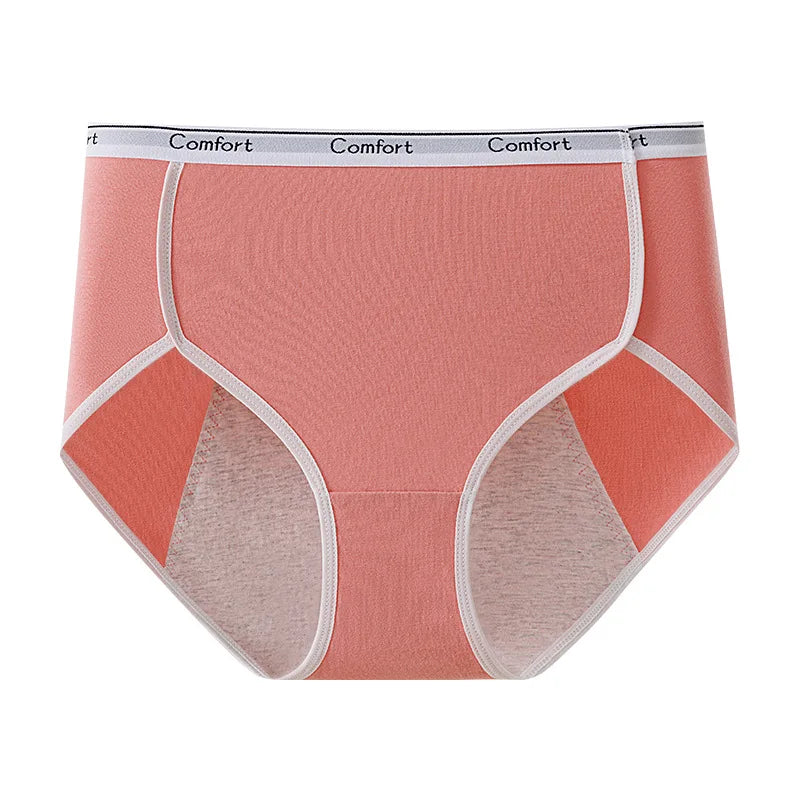 1pcs Girl Menstrual Panties Women's Physiological Briefs Ladies Period Leak Proof Panty High Waist Cotton Underwear.