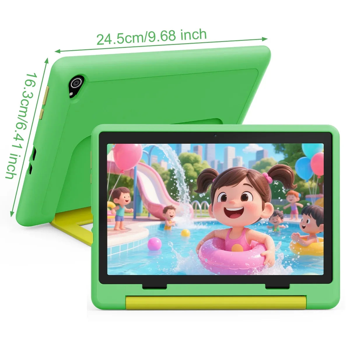 Kid Tablet 10 Inch Android 15 Octa Core 14GB RAM 64GB ROM 128GB Expandable 5000mAh WiFi Bluetooth Children's Gift Kids Software.