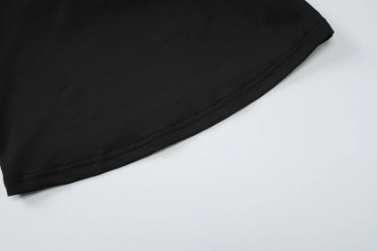 Dulzura One Shoulder Sleeveless Ruched Backless Bodycon Tank Top Women'S Solid Sexy Elegant Y2K Top Party Clubwear Summer Outfit