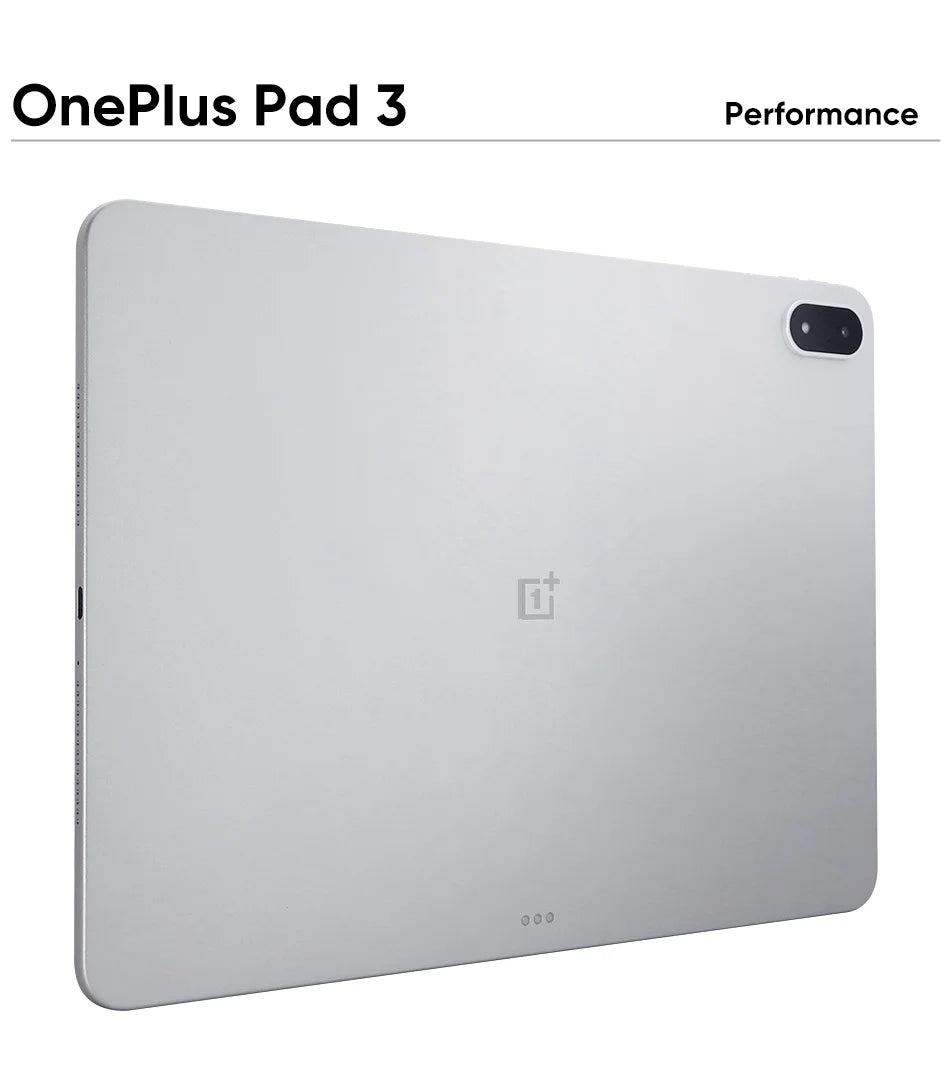 Global Version OnePlus Pad 3 13.2inches Tablet 144Hz Screen 12140mAh Snapdragon 8 Battery 13MP Rear Camera 8 Speakers 80W Charge.