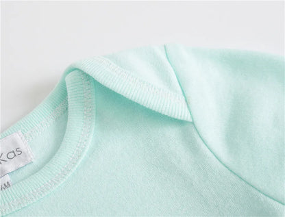 Baby Mädchen Kleidung 3 Teile/los Pour Nouveaux Baumwolle Kurzarm Mädchen Body 0-12 Monate Neugeborenen Jungen Kleidung Kleinkind.